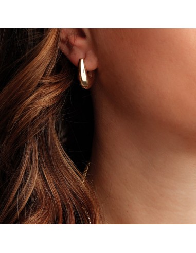 925 Sterling Silver Half Moon Earrings 