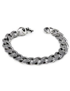 925er Sterlingsilber Gepunktetes Panzerkette Armband
