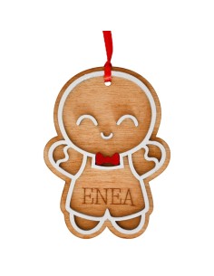 Weihnachtsbaumschmuck Lebkuchenmann aus Holz...