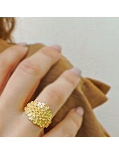 Sardinian Faith Ring in Gold Plated 925 Sterling Silver  2