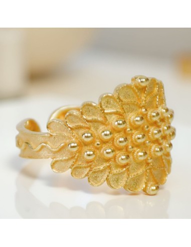 Sardinian Faith Ring in Gold Plated 925...
