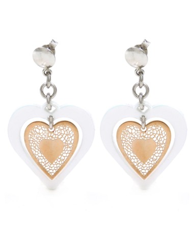 Rose Gold-Plated 925 Sterling Silver Heart...