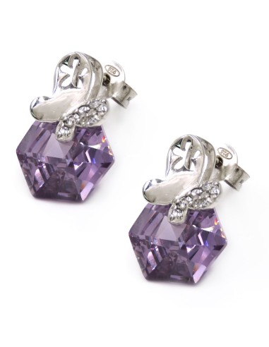 Orecchini in Argento 925 Farfalla Stilizzata...