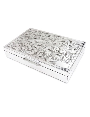 Scatola Porta Sigarette in Argento Sterling 925...