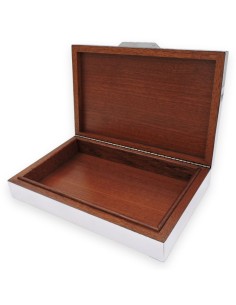 Handdekorierte Zigarettenetui aus 925er Sterlingsilber... 2