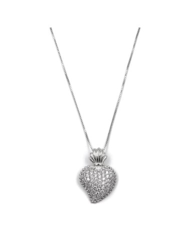 925 Sterling Silver and White Zircons Holy...