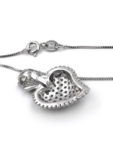 925 Sterling Silver and White Zircons Holy...