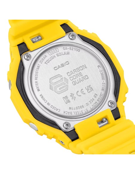 Casio G-Shock Orologio da Polso Analogico Digitale da Uomo Giallo GA-B2100C-9AER