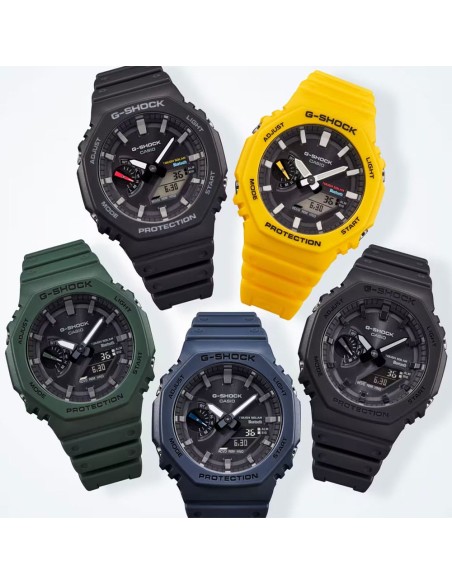 Casio G-Shock Orologio da Polso Analogico Digitale da Uomo Giallo GA-B2100C-9AER