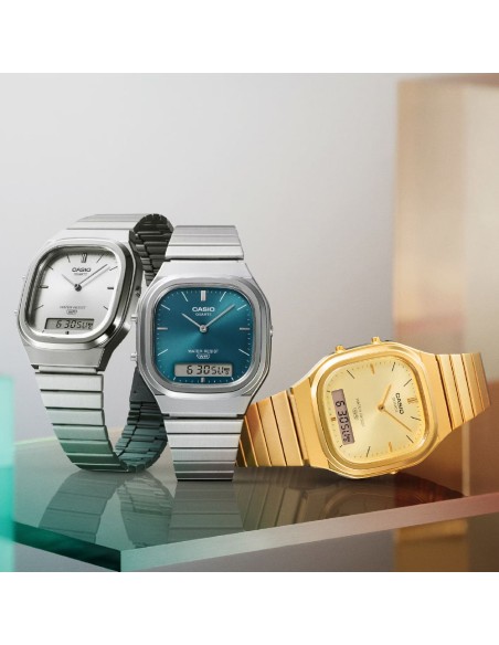 Casio Unisex Analog-Digital Wristwatch Vintage Collection AQ-240E-3AEF