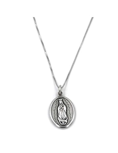 Virgin of Guadalupe 925 Sterling Silver...