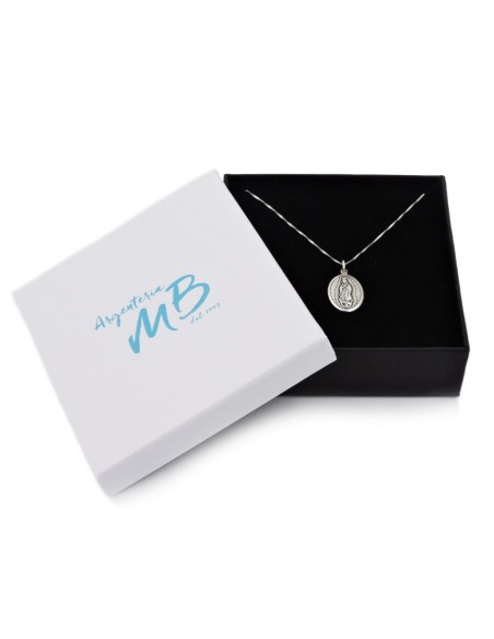 Bracciale Catena Donna in Argento 925 Rodiato con Ciondolo Doppio Cuore