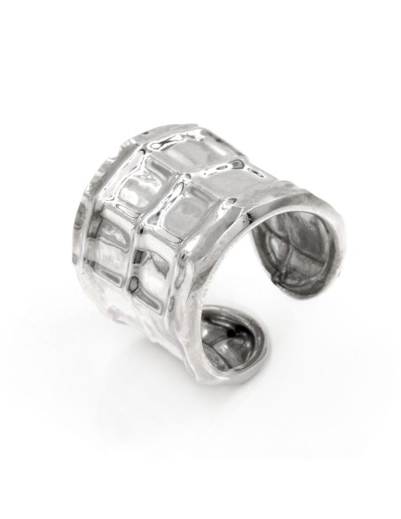 Anello Fascia a Rete in Argento 925 