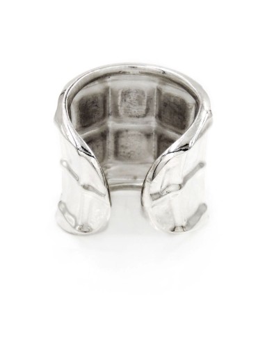 Ring aus 925er Sterlingsilber mit Netzmuster