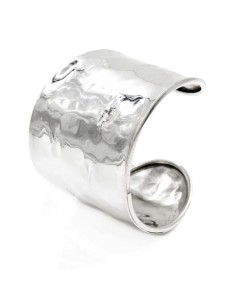 Armreif aus 925er Sterlingsilber Burnt-Effekt