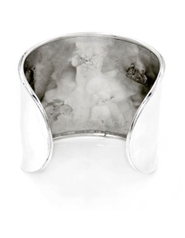 Armreif aus 925er Sterlingsilber Burnt-Effekt