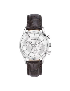Philip Watch Men’s Sunray Wristwatch White Dial Silver...