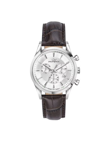 Philip Watch Herren Sunray Armbanduhr Weißes...