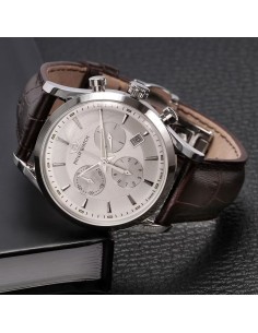 Philip Watch Men’s Sunray Wristwatch White Dial Silver... 2