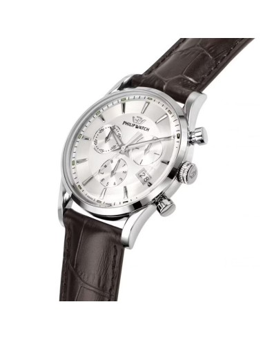 Philip Watch Herren Sunray Armbanduhr Weißes...