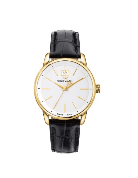 Philip Watch Herren-Armbanduhr Anniversary Weißes Zifferblatt R8251150011
