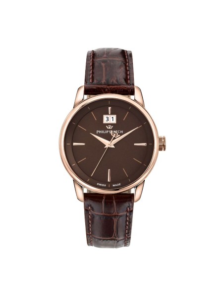 Philip Watch Orologio da Polso da Uomo Anniversary Quadrante Marrone Brown Dial R8251150012