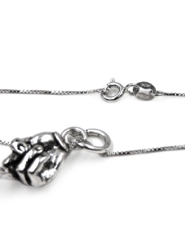 Sterling Silver Fuck You Necklace
