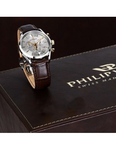 Philip Watch Men’s Wristwatch Sunray Silver...
