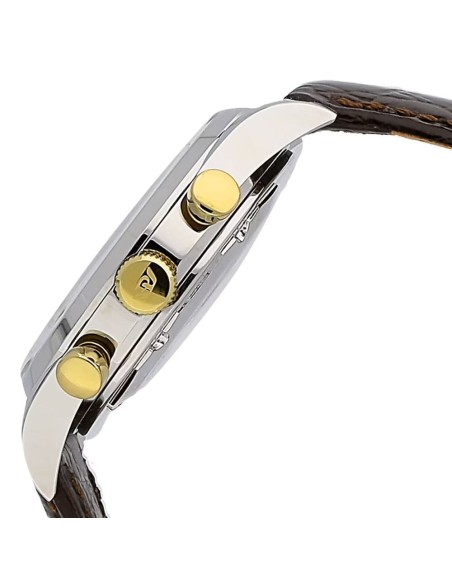 Philip Watch Men’s Wristwatch Sunray Silver Dial with Gold Accents R8271908009