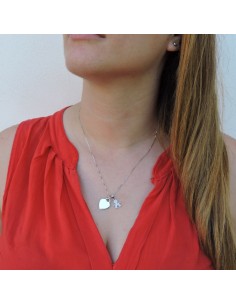 Customizable Heart Baby Boy Necklace  2