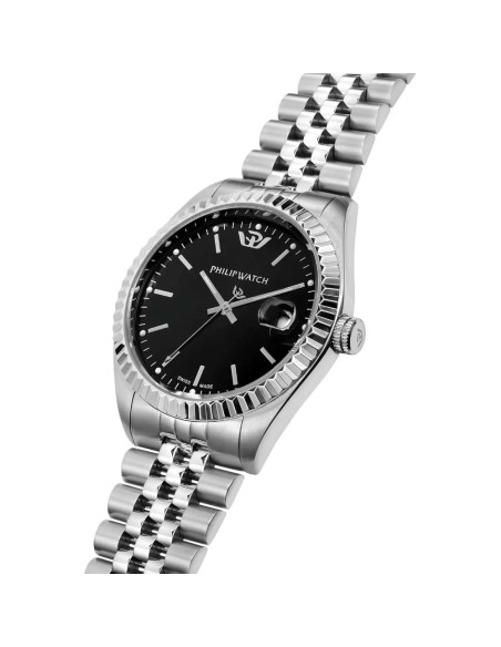 Philip Watch Caribe Urban Men's Wristwatch with Black Dial – R8253597078