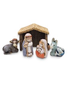 Ceramic Sculpture Nativity De Rosa Rinconada