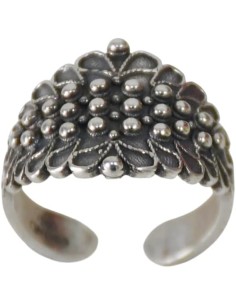 Sterling Silver Sardinian Engagement Ring 