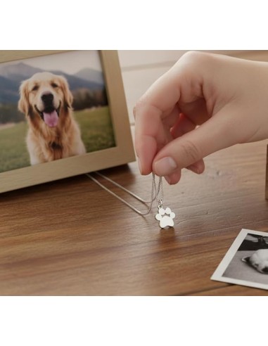 Collana con Ciondolo Zampa di Cane...