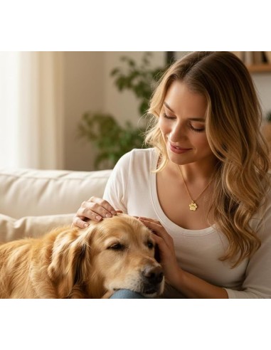 Collana con Ciondolo Zampa di Cane...