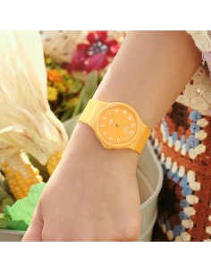 Casio Analog Wristwatch Timeless Collection with Orange... 2