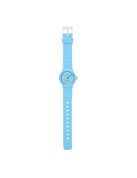 Casio Analog-Armbanduhr Timeless Collection Blaues Resin-Gehäuse und -Armband LQ-24B-2BEF