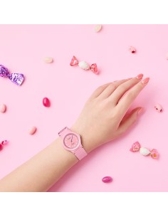 Casio Analog Wristwatch Timeless Collection with Pink... 2