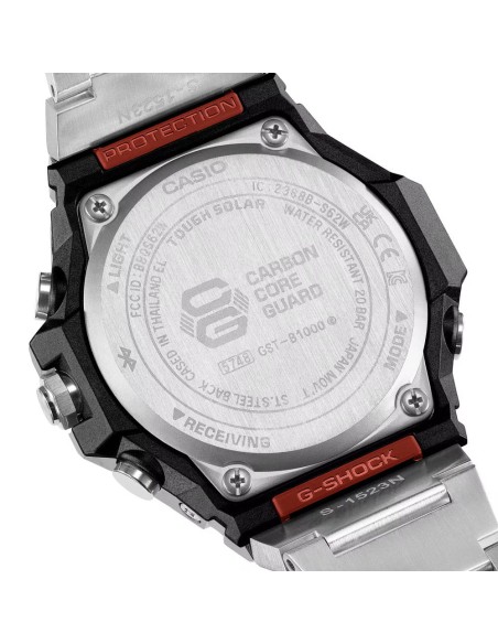 Casio G-Shock G-Steel Orologio da Polso Analogico da Uomo Cassa Ottagonale interno Nero GST-B1000D-1AER