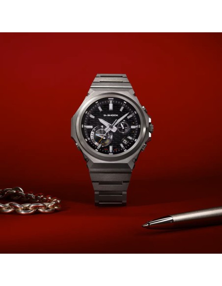Casio G-Shock G-Steel Orologio da Polso Analogico da Uomo Cassa Ottagonale interno Nero GST-B1000D-1AER