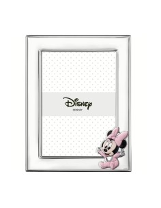 Portafoto Minnie Mouse Baby Disney cm 9x13 Incisione Nome...