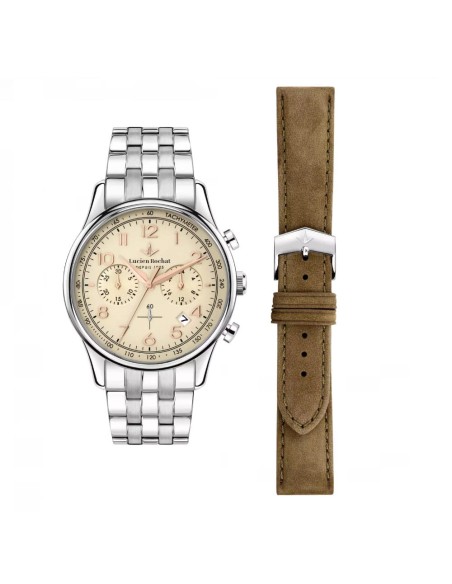 Lucien Rochat Men’s Wristwatch Montreaux Champagne Dial R0473615003