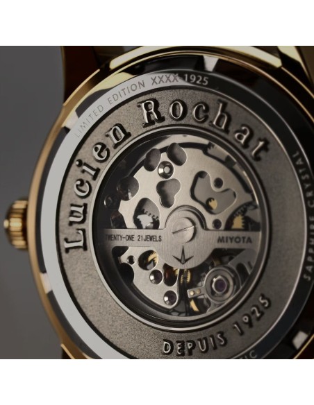 Lucien Rochat Orologio da Polso da Uomo Automatico Iconic White Silver Dial R0421116017