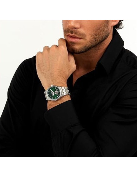 Lucien Rochat Herren Automatik-Armbanduhr Iconic Green Dial R0423116005