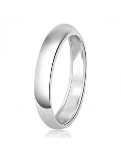 Anello Fedina in Argento 925 Rodiato Incisione...