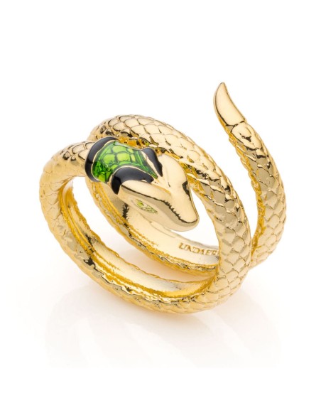 Anello Serpente Dorato 2123 Unoaerre
