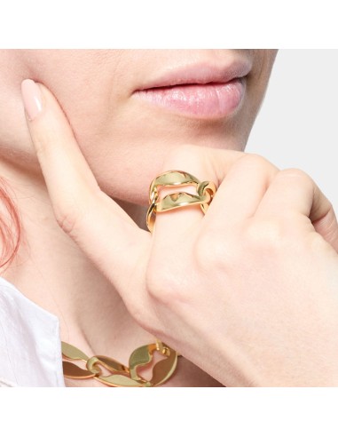 Anello Maglia Marina Dorato 2641 Unoaerre