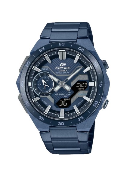 Casio Edifice Men's Chronograph Wristwatch Blue Dial ECB-2200CB-2AEF