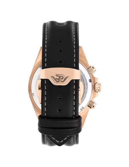 Philip Watch Caribe Sport Men’s Watch – Black Bezel, Grey Meteorite Dial R8271607003