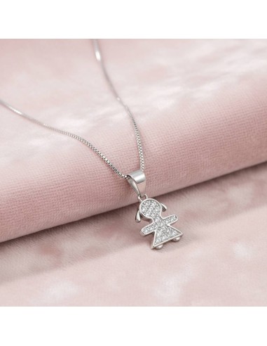 Bracciale Catena Donna in Argento 925 Rodiato...